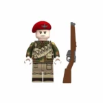 British Paratrooper from an airborne unit during World War II Red Devil 2 - Custom Printed Brick Block Figure