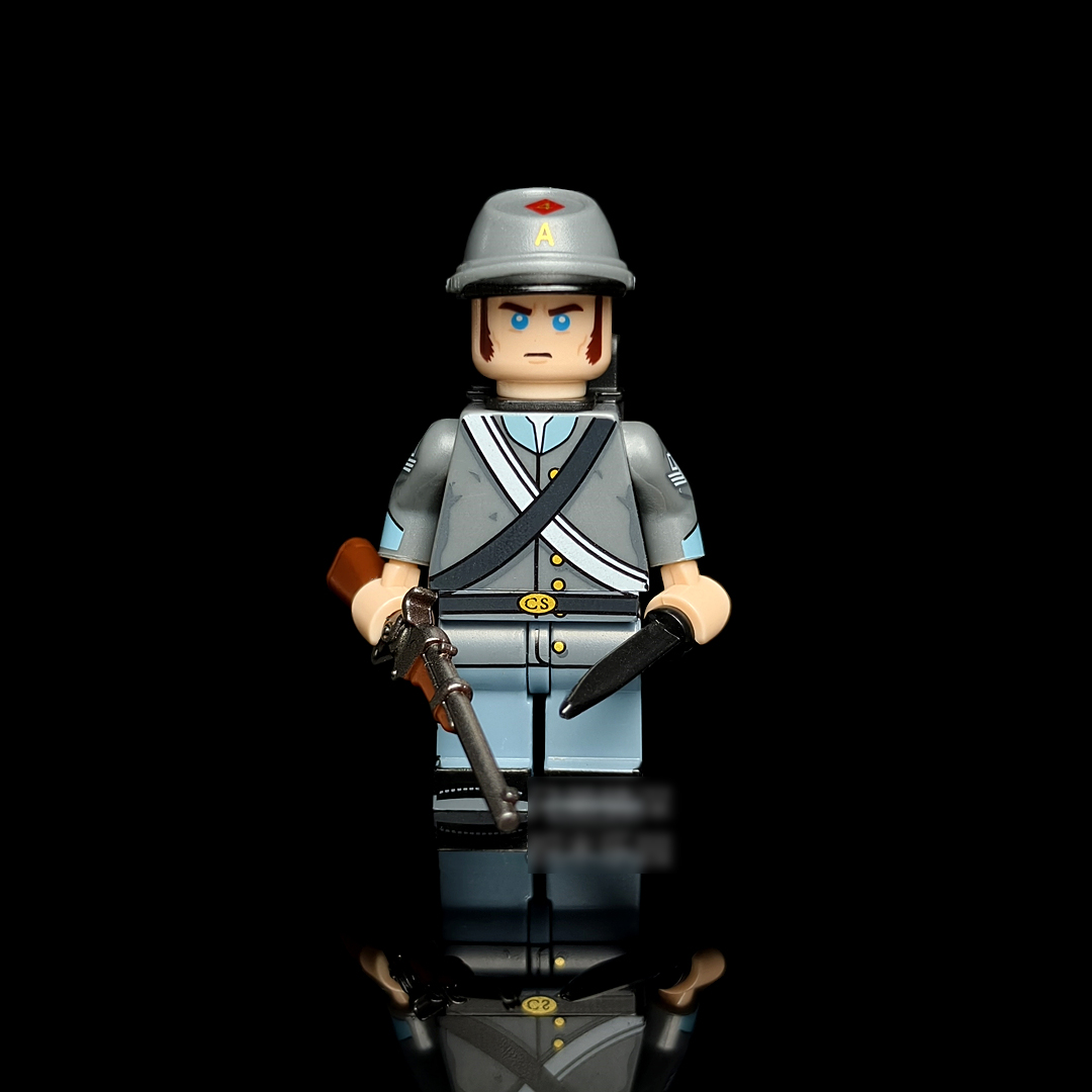 Minifigure - Confederate Army soldier Texas volunteer infantry regiment from the American Civil War (LEGO Compatible) Minifigure - Confederate Army soldier Texas volunteer infantry regiment from the American Civil War (LEGO Compatible)