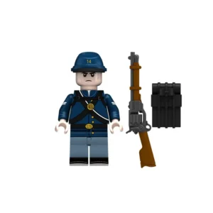 Corporal Joseph Pierce Union Army soldier who served in the American Civil War - Custom Printed Brick Block Figure