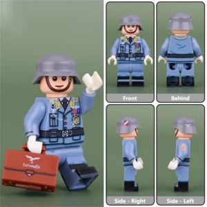 Minifigure - Feldwebel a senior non-commissioned officer NCO rank in the German Luftwaffe World War II (LEGO Compatible) Minifigure - Feldwebel a senior non-commissioned officer NCO rank in the German Luftwaffe World War II (LEGO Compatible)