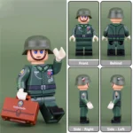 Gefreiter from the elite Gebirgsjäger mountain troops of the German Army Heer World War II - Custom Printed Brick Block Figure