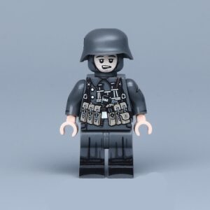 Minifigure - German Army (Heer) soldier from the World War II (LEGO Compatible) Minifigure - German Army (Heer) soldier from the World War II (LEGO Compatible)