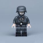 German Army (Heer) soldier uch as a squad leader (NCO), a reconnaissance trooper, or an artillery forward observer World War II - Custom Printed Brick Block Figure