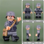 German Army combat medic World War II era - Custom Printed Brick Block Figure