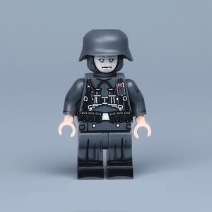Minifigure - German Panzer (tank) crewman from the World War II (LEGO Compatible) Minifigure - German Panzer (tank) crewman from the World War II (LEGO Compatible)
