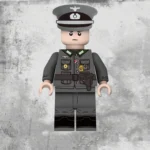 German Panzergrenadier Officer from the World War II - Custom Printed Brick Block Figure