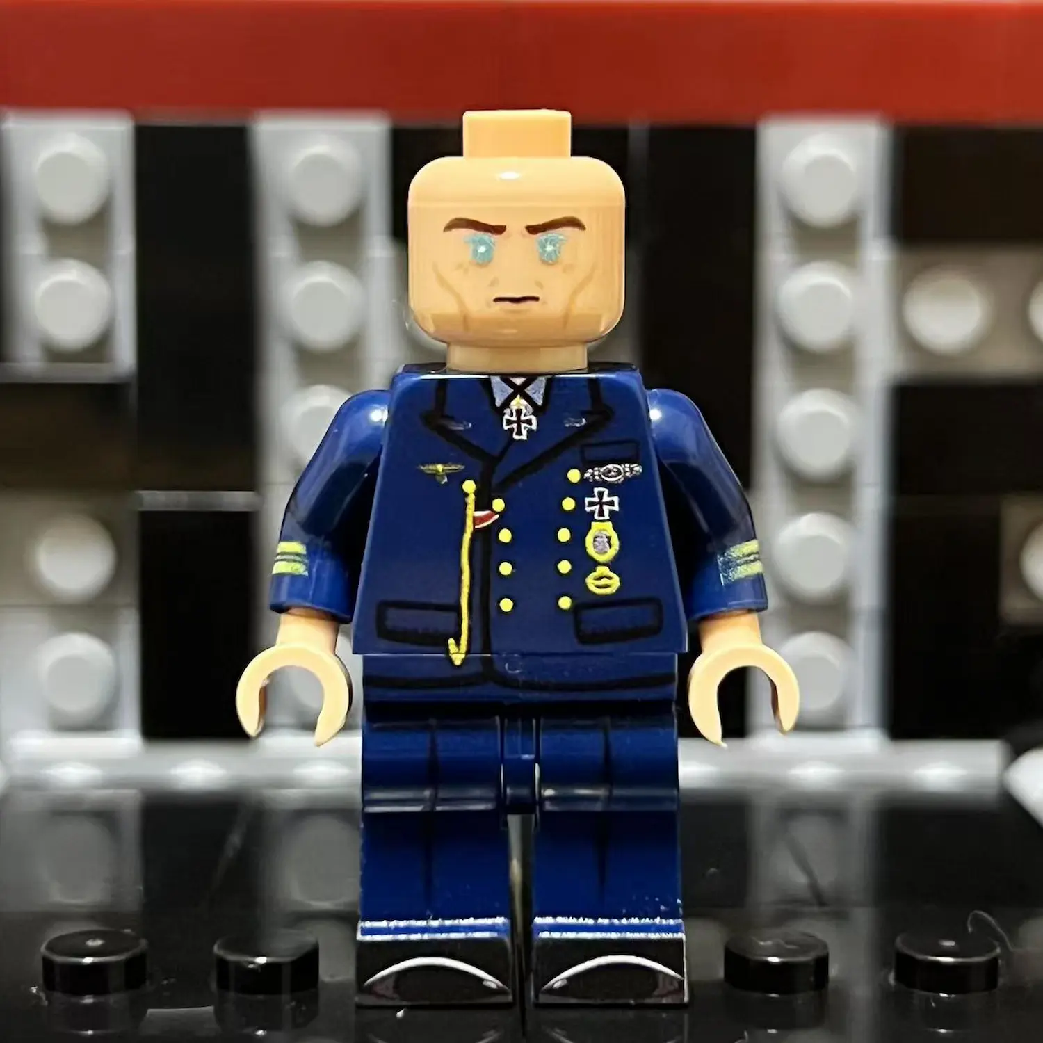 Minifigure - German U-boat Captain from World War II (LEGO Compatible)