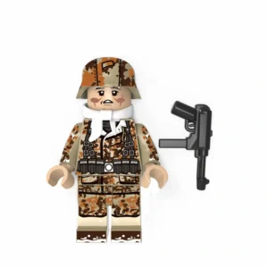 Minifigure - German Waffen-SS soldier in autumn winter camouflage from the World War II (LEGO Compatible) Minifigure - German Waffen-SS soldier in autumn winter camouflage from the World War II (LEGO Compatible)