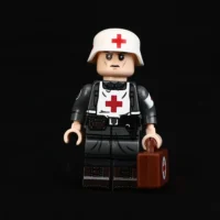 Minifigure - German combat medic (Sanitäter) World War II (LEGO Compatible) Minifigure - German combat medic (Sanitäter) World War II (LEGO Compatible)
