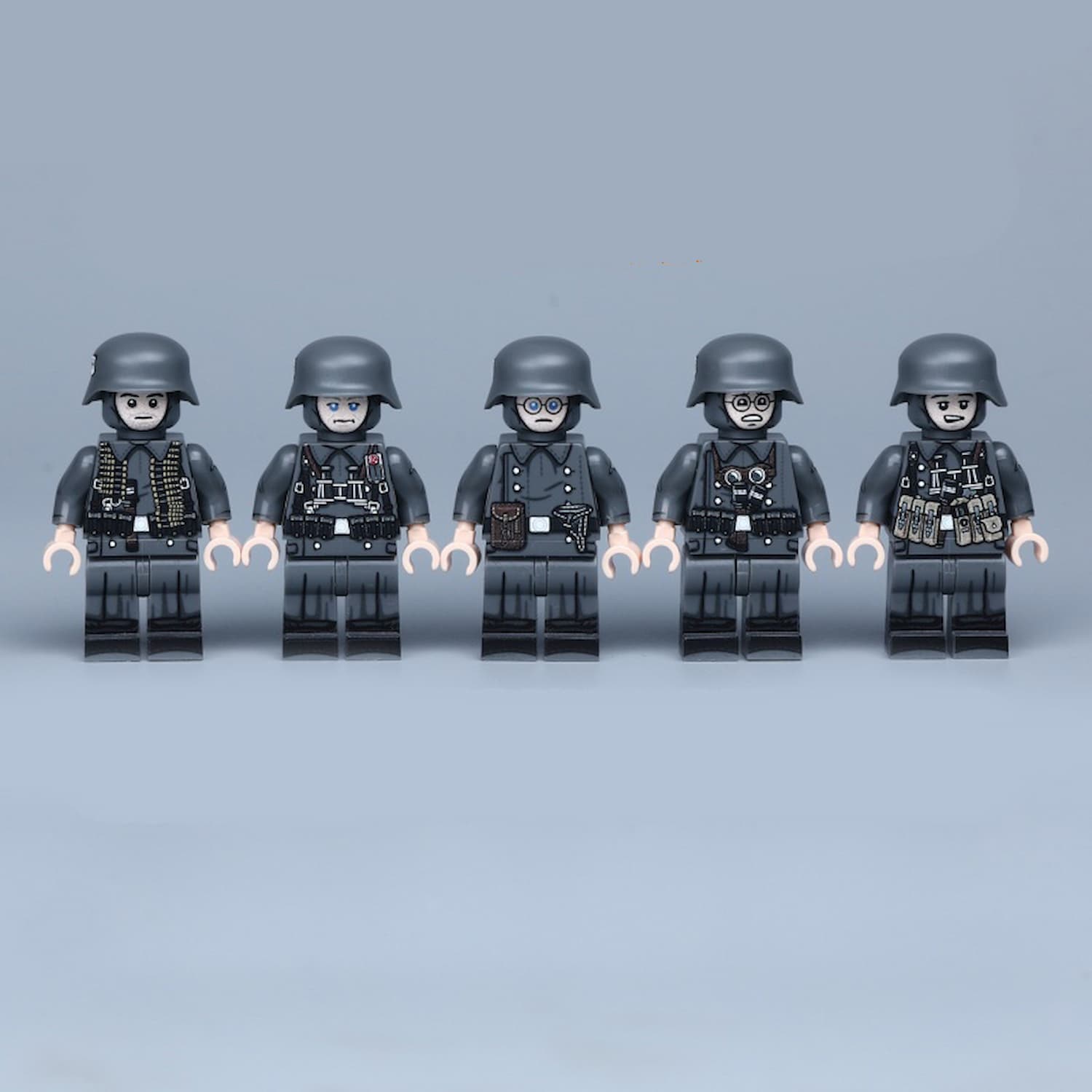 Minifigure - German infantry squad from the World War II (LEGO Compatible)