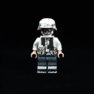 Minifigure - German machine gunner serving in a Luftwaffe (Air Force) ground unit World War II (LEGO Compatible) Minifigure - German machine gunner serving in a Luftwaffe (Air Force) ground unit World War II (LEGO Compatible)