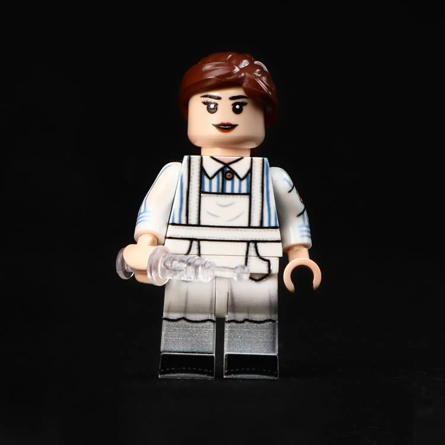Minifigure - German medical Charlotte female nurse from the World War II era (LEGO Compatible) Minifigure - German medical Charlotte female nurse from the World War II era (LEGO Compatible)