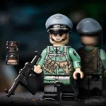 German officer from Luftwaffe (Air Force) World War II - Custom Printed Brick Block Figure