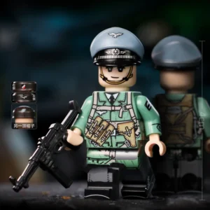 Minifigure - German officer from Luftwaffe (Air Force) World War II (LEGO Compatible) Minifigure - German officer from Luftwaffe (Air Force) World War II (LEGO Compatible)