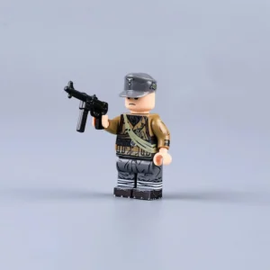 Minifigure - German soldier non-commissioned officer or a member of a specialized unit from World War II (LEGO Compatible) Minifigure - German soldier non-commissioned officer or a member of a specialized unit from World War II (LEGO Compatible)