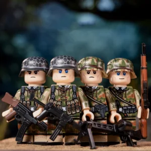 Minifigure - German soldiers camouflage from World War II (LEGO Compatible) Minifigure - German soldiers camouflage from World War II (LEGO Compatible)