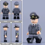 Hermann Göring a leading member of the Nazi Party and the commander-in-chief of the Luftwaffe German Air Force - Custom Printed Brick Block Figure