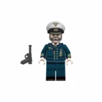 Oberleutnant zur See a rank equivalent to a First Lieutenant German Kriegsmarine Navy World War II - Custom Printed Brick Block Figure