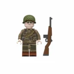 Paratrooper from the United States Army’s 101st Airborne Division Screaming Eagles - Custom Printed Brick Block Figure