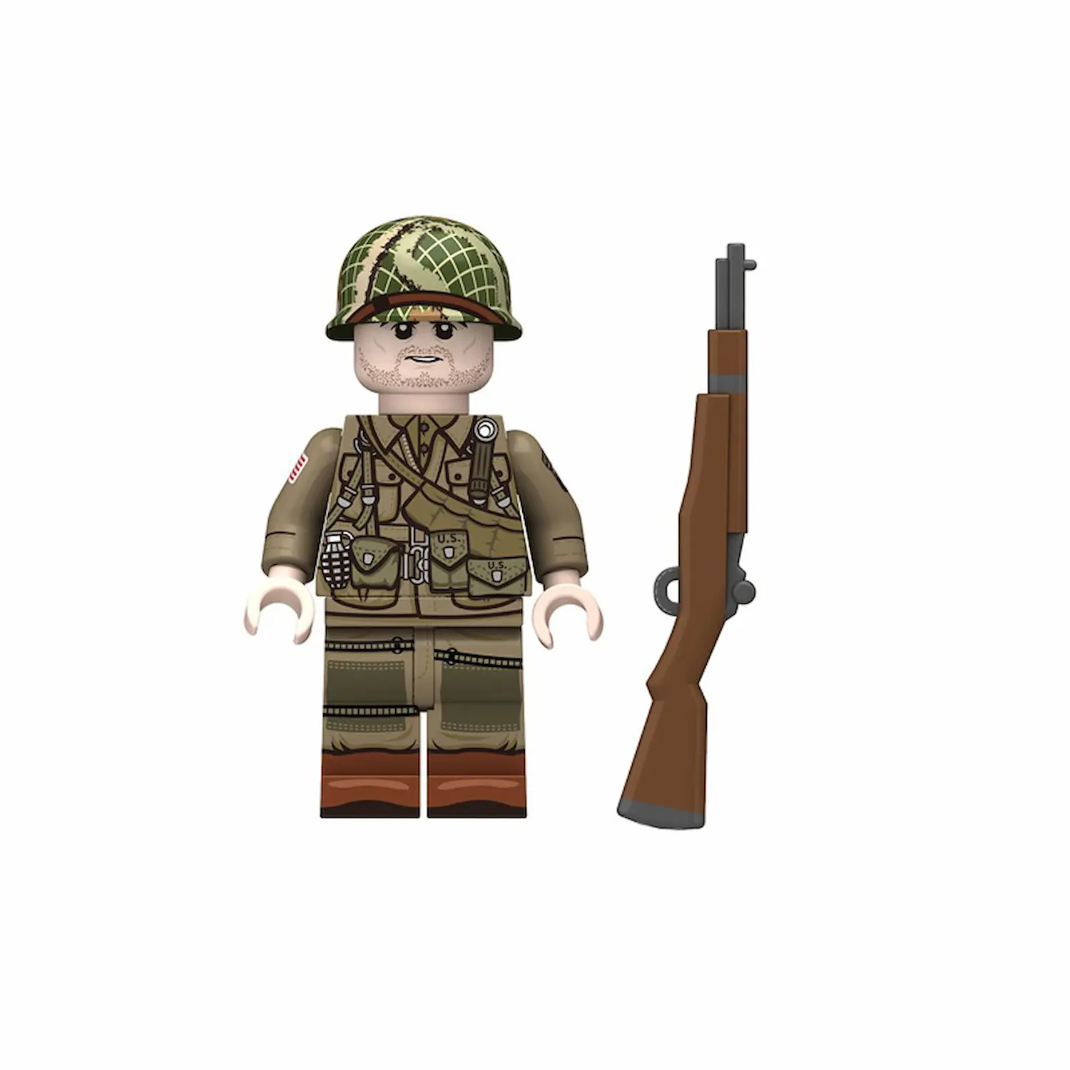Minifigure - Paratrooper rifleman from the United States Army's 101st Airborne Division Screaming Eagles (LEGO Compatible) Minifigure - Paratrooper rifleman from the United States Army's 101st Airborne Division Screaming Eagles (LEGO Compatible)