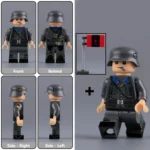 Spanish volunteer infantryman from the famous Blue Division División Azul German Army’s 250th Infantry Division - Custom Printed Brick Block Figure