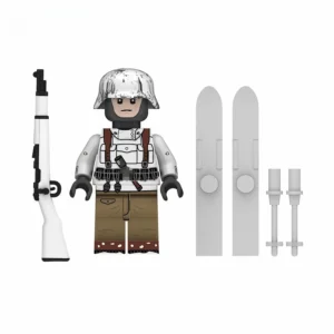 Minifigure - a rifleman from the elite Gebirgsjäger (mountain troops) of the German Army (Heer) during the World War II (LEGO Compatible) Minifigure - a rifleman from the elite Gebirgsjäger (mountain troops) of the German Army (Heer) during the World War II (LEGO Compatible)