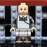 female German nurse World War II Deutsches Rotes Kreuz (German Red Cross) - Custom Printed Brick Block Figure