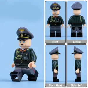 Minifigure - high-ranking German Army (Heer) Field Marshals from World War II (LEGO Compatible) Minifigure - high-ranking German Army (Heer) Field Marshals from World War II (LEGO Compatible)