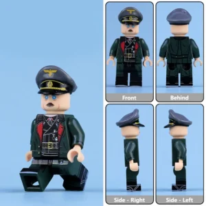 Minifigure - high-ranking German Army (Heer) Generals from World War II (LEGO Compatible) Minifigure - high-ranking German Army (Heer) Generals from World War II (LEGO Compatible)