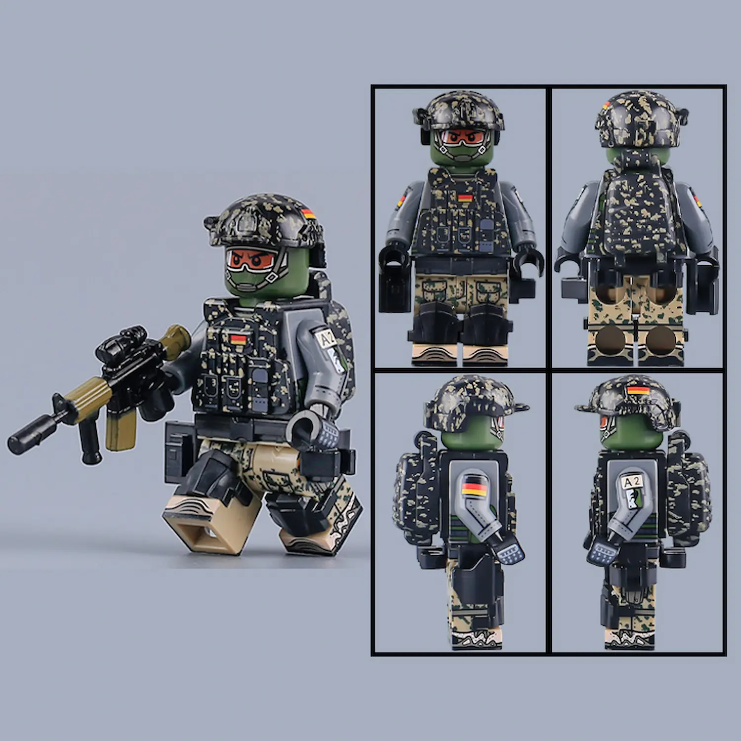 Minifigure - modern special forces operator from Germany's elite Kommando Spezialkräfte (KSK) (LEGO Compatible)