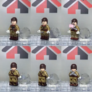 Minifigure - three different Japanese Tank Crewmen from World War II (LEGO Compatible) Minifigure - three different Japanese Tank Crewmen from World War II (LEGO Compatible)