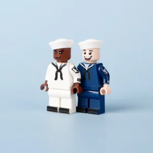 Minifigure - two United States Navy Sailors (LEGO Compatible) Minifigure - two United States Navy Sailors (LEGO Compatible)