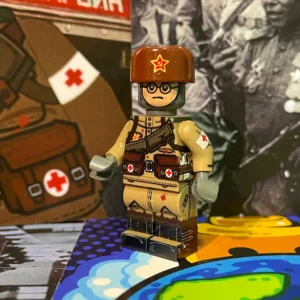 Minifigure – Chinese medical officer who served in the Soviet 88th Special Rifle Brigade World War II (LEGO Compatible) Minifigure – Chinese medical officer who served in the Soviet 88th Special Rifle Brigade World War II (LEGO Compatible)