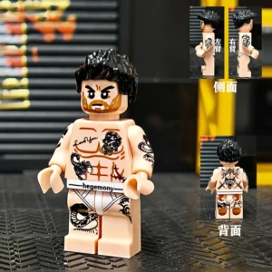 Minifigure – East Asian gangster tough and dangerous fighter (LEGO Compatible) Minifigure – East Asian gangster tough and dangerous fighter (LEGO Compatible)