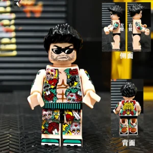 Minifigure – East Asian gangster with Western tattoo culture (LEGO Compatible) Minifigure – East Asian gangster with Western tattoo culture (LEGO Compatible)