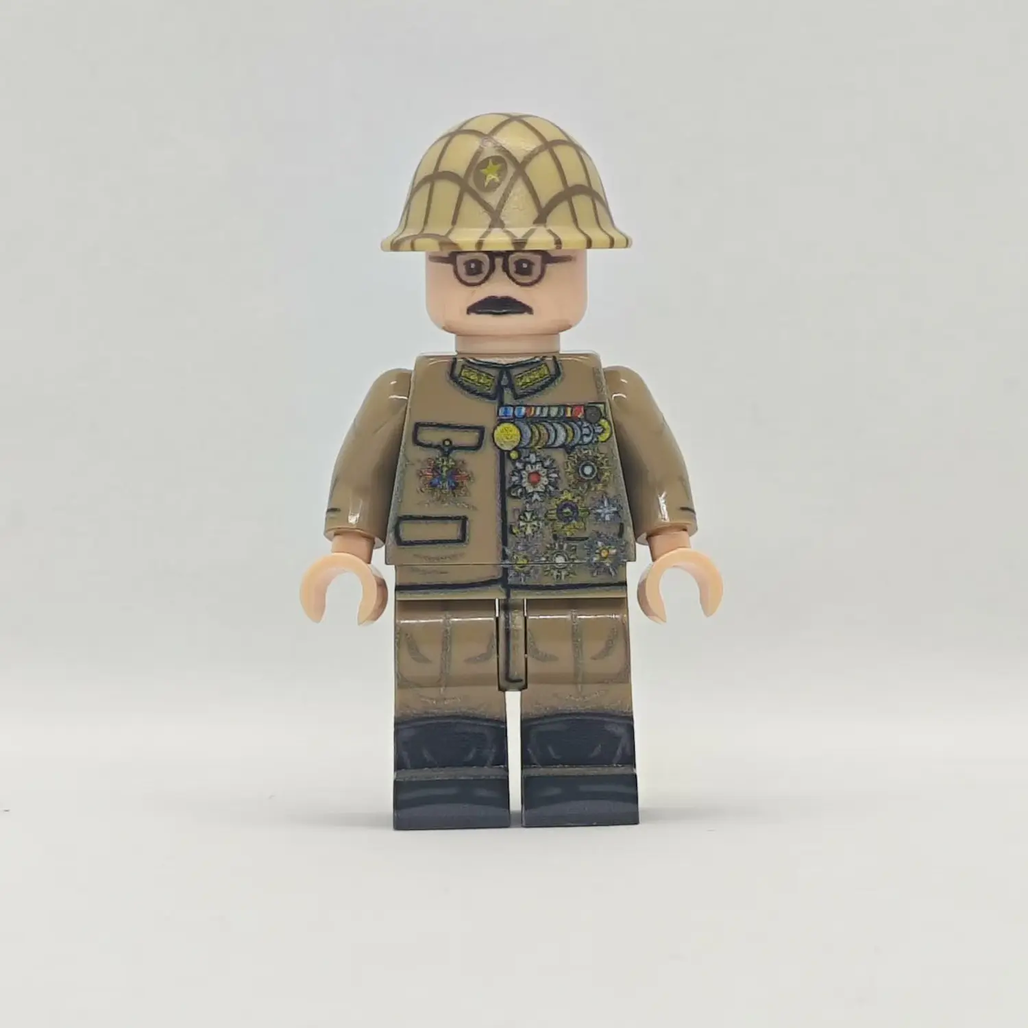 Minifigure – Hideki Tojo general of the Imperial Japanese Army and the Prime Minister of Japan during much of World War II (LEGO Alternative) Minifigure – Hideki Tojo general of the Imperial Japanese Army and the Prime Minister of Japan during much of World War II (LEGO Alternative)