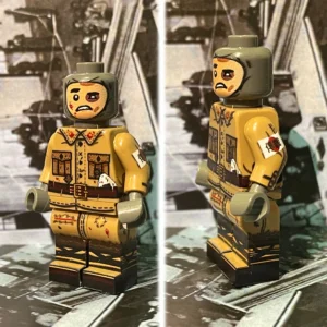 Minifigure – Imperial Japanese Army soldier who has become a prisoner of war (POW) held by the Soviet Union in Siberia after the end of World War II (LEGO Alternative) Minifigure – Imperial Japanese Army soldier who has become a prisoner of war (POW) held by the Soviet Union in Siberia after the end of World War II (LEGO Alternative)