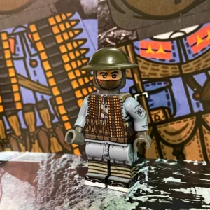 Minifigure – Japanese Machine Gun Ammunition Bearer from World War II (LEGO Alternative) Minifigure – Japanese Machine Gun Ammunition Bearer from World War II (LEGO Alternative)