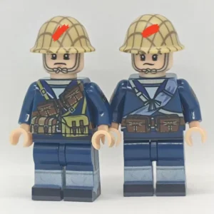 Minifigure – Japanese soldiers Special Naval Landing Forces (SNLF) of the Imperial Japanese Navy during World War II (LEGO Alternative) Minifigure – Japanese soldiers Special Naval Landing Forces (SNLF) of the Imperial Japanese Navy during World War II (LEGO Alternative)