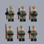 Soviet Red Army World War II - Custom Printed Brick Block Figure