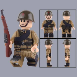 Minifigure – Soviet Red Army rifleman (LEGO Compatible) Minifigure – Soviet Red Army rifleman (LEGO Compatible)