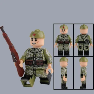Minifigure – Soviet Red Army scout or sniper World War II 2 (LEGO Compatible) Minifigure – Soviet Red Army scout or sniper World War II 2 (LEGO Compatible)