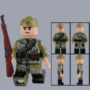 Minifigure – Soviet Red Army scout or sniper World War II (LEGO Compatible) Minifigure – Soviet Red Army scout or sniper World War II (LEGO Compatible)
