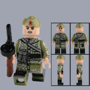 Minifigure – Soviet Red Army soldier scout razvedchik or combat engineer 2 (LEGO Compatible) Minifigure – Soviet Red Army soldier scout razvedchik or combat engineer 2 (LEGO Compatible)