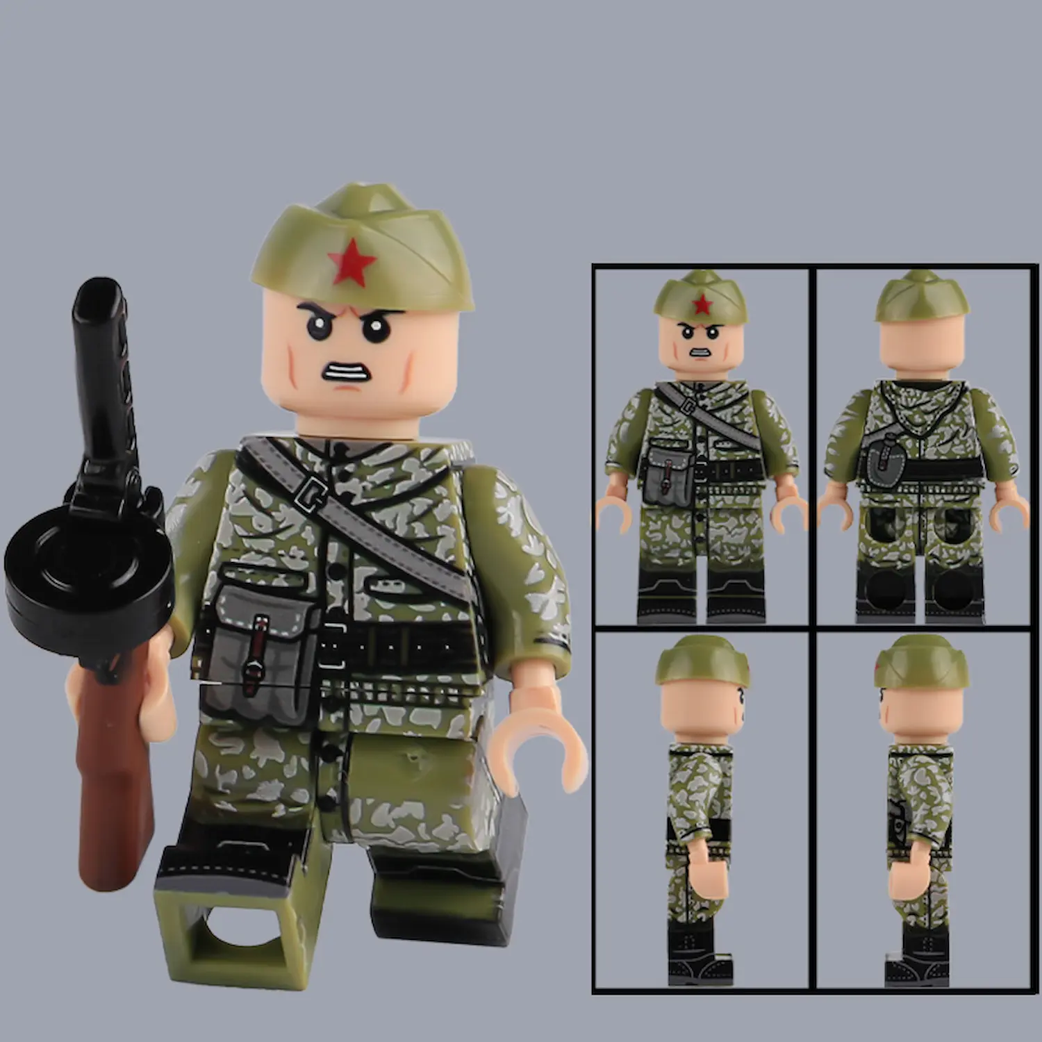 Minifigure – Soviet Red Army soldier scout razvedchik or combat engineer 2 (LEGO Compatible) Minifigure – Soviet Red Army soldier scout razvedchik or combat engineer 2 (LEGO Compatible)
