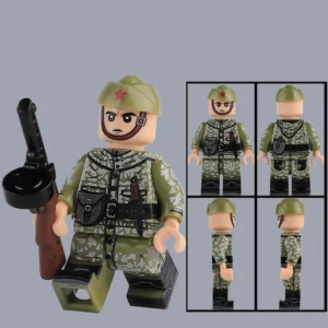 Minifigure – Soviet Red Army soldier scout razvedchik or combat engineer (LEGO Compatible) Minifigure – Soviet Red Army soldier scout razvedchik or combat engineer (LEGO Compatible)