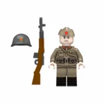 Soviet infantryman from the World War II era - Custom Printed Brick Block Figure