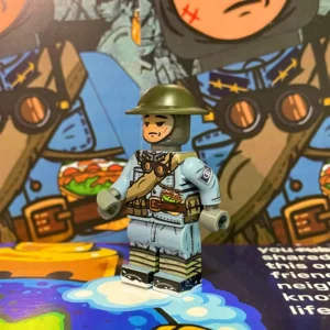Minifigure – a soldier from the Chinese Northeast Army (LEGO Compatible) Minifigure – a soldier from the Chinese Northeast Army (LEGO Compatible)