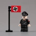 officer from the German Nazi Schutzstaffel (SS) during the World War II era - Custom Printed Brick Block Figure