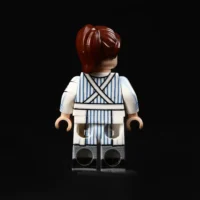 the back of Minifigure - German medical Charlotte female nurse from the World War II era (LEGO Compatible) German medical Charlotte female nurse from the World War II era - Custom Printed Brick Block Figure